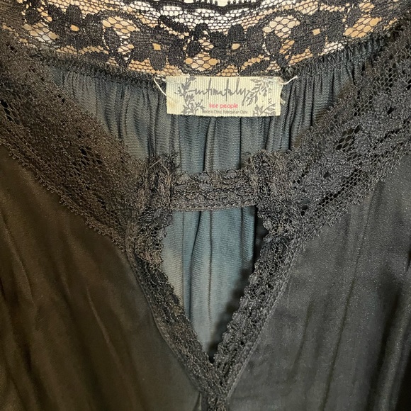 NWOT Free People Black Bodysuit Size X-Small - Picture 3 of 4